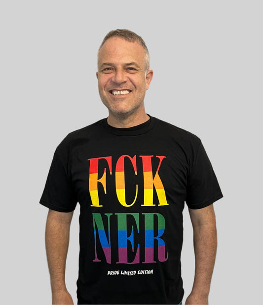 Fekete FCK NER Pride edition póló