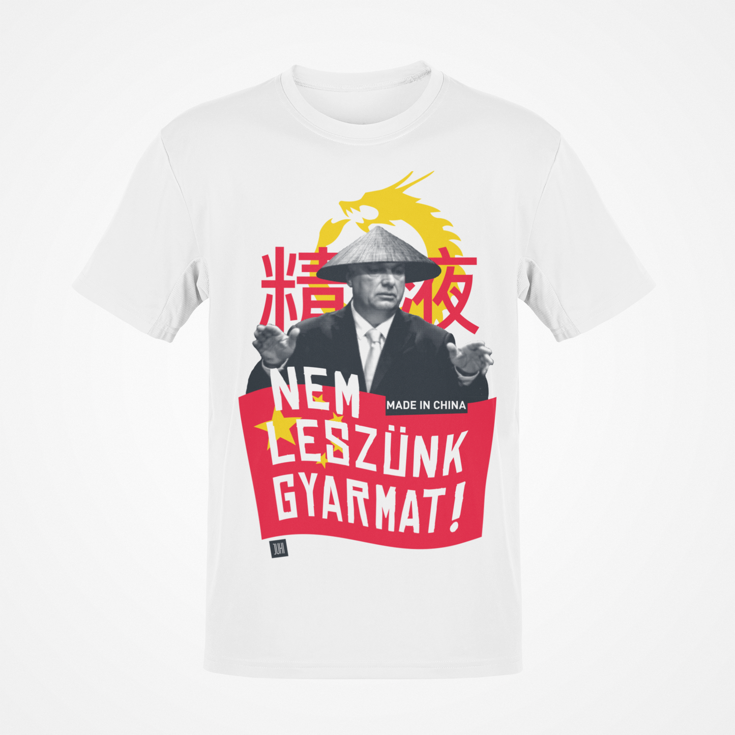 Fehér NEM LESZÜNK GYARMAT póló