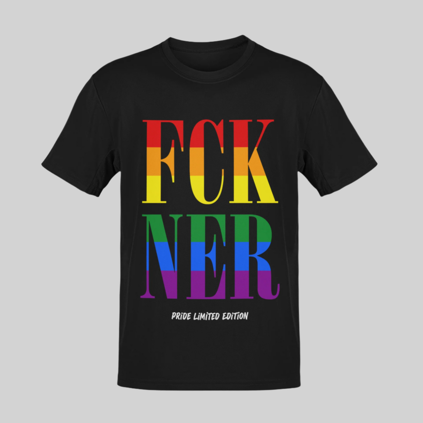 Fekete FCK NER Pride edition póló