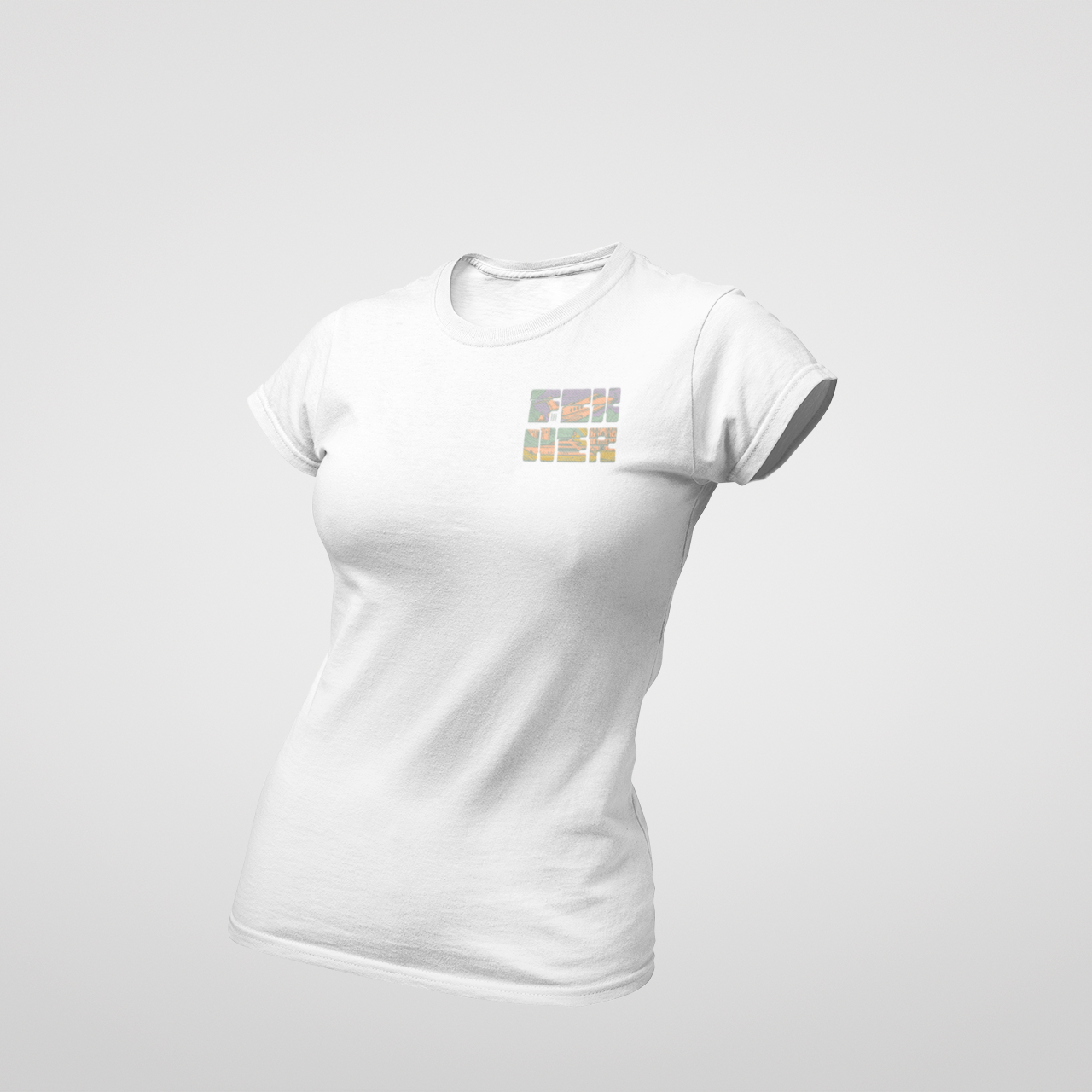 Lila FCK NER mellkaslogó - Prémium póló