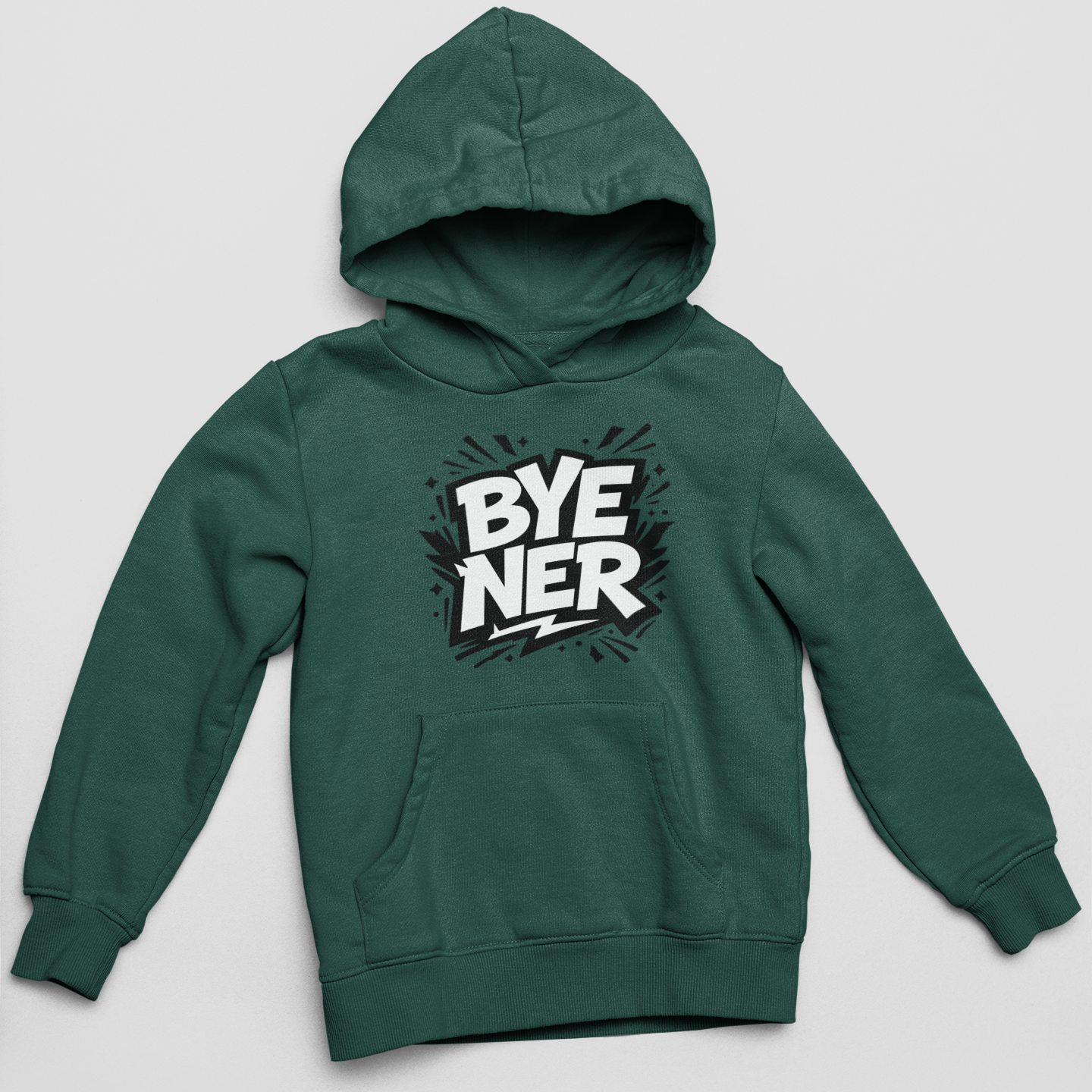 BYE NER - unisex kapucnis pulóver