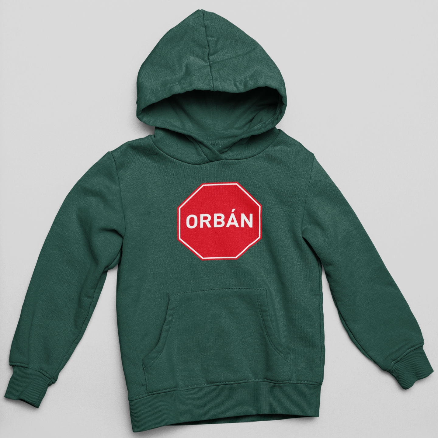 Stop Orbán - kapucnis pulóver