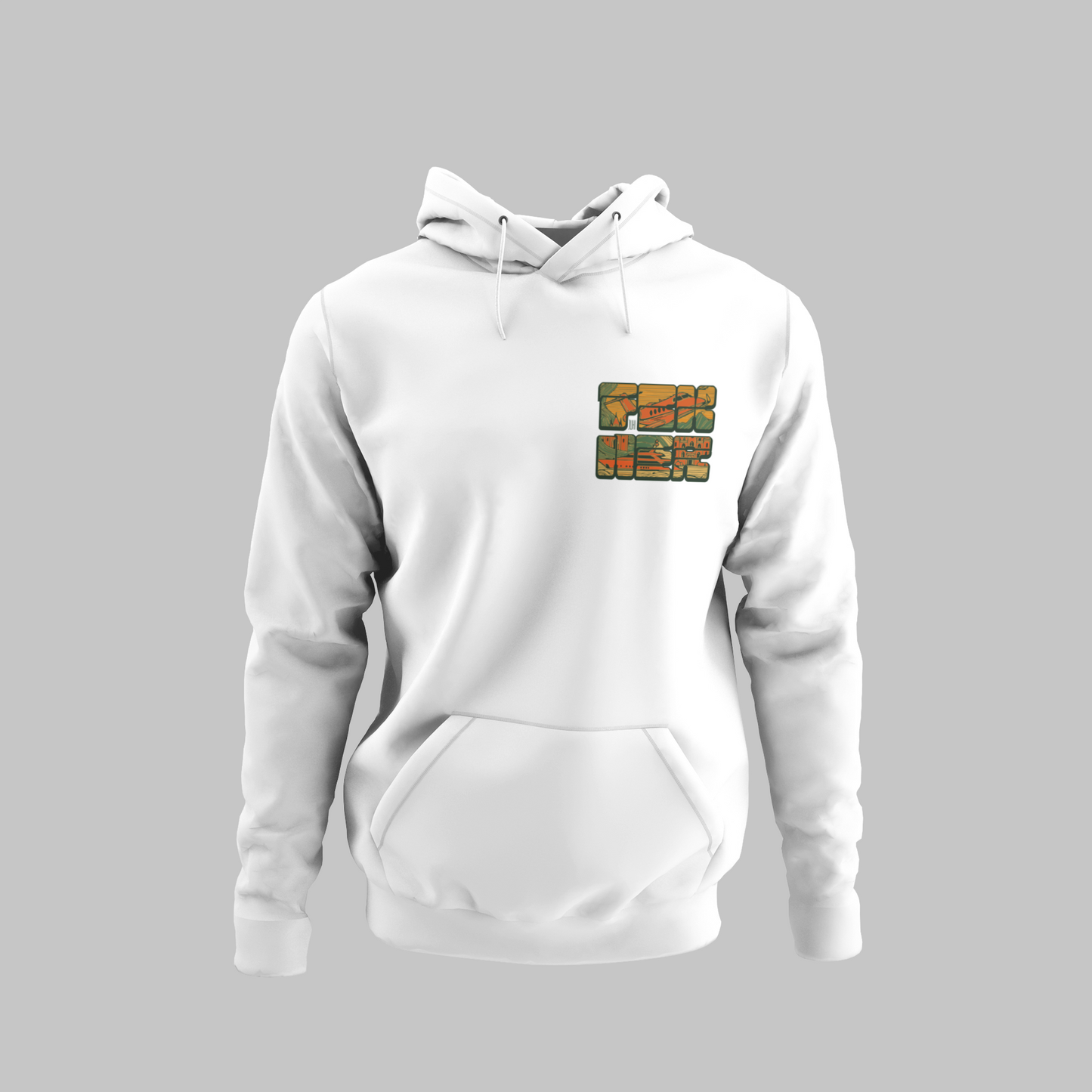 Sárga FCK NER mellkaslogó  - Prémium pulóver