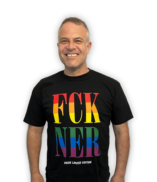 Fekete FCK NER Pride edition póló