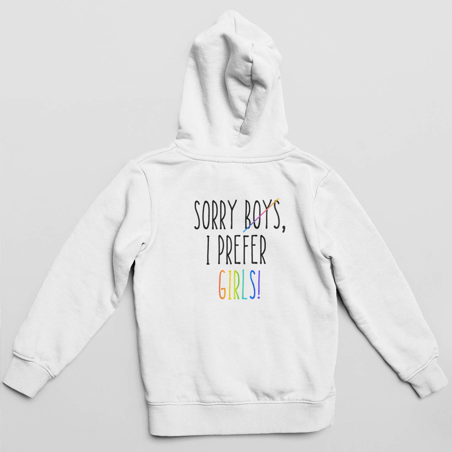 Sorry, I prefer Boys/Girls - unisex kapucnis pulóver