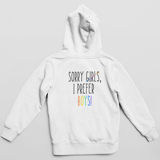 Sorry, I prefer Boys/Girls - unisex kapucnis pulóver