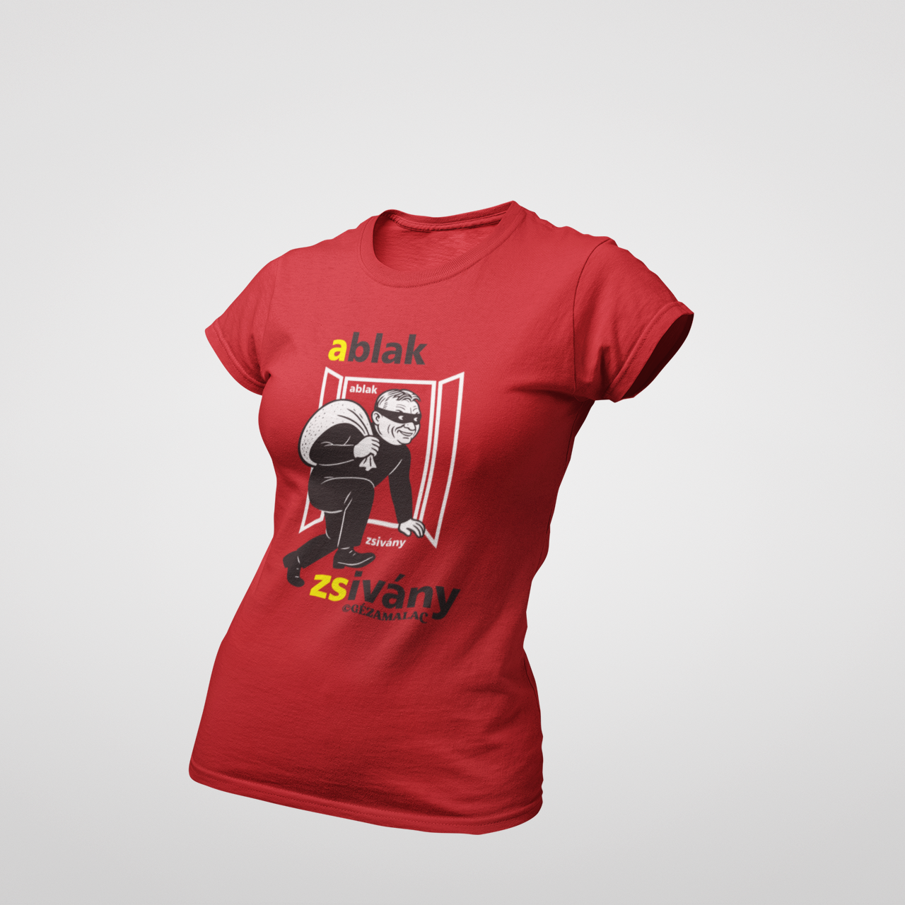 Ablak Zsivány (Gézamalac) - Prémium póló