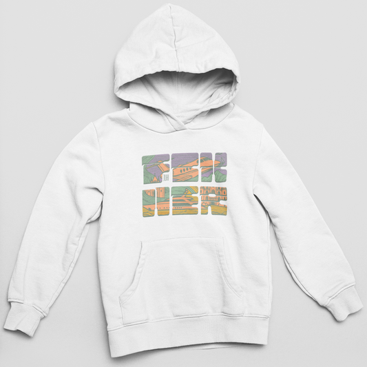 Lila FCK NER - kapucnis pulóver