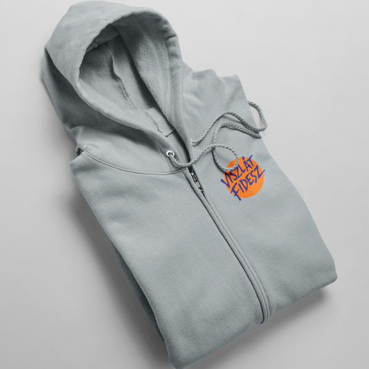 VISZLÁT FDSZ- cipzáras kapucnis pulóver