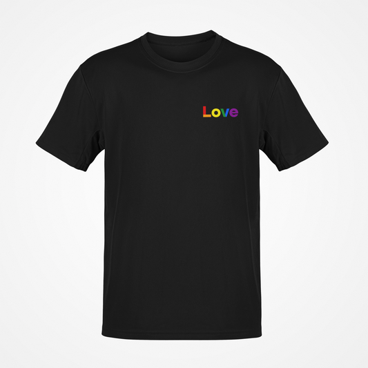 Fekete Kicsi Pride LOVE póló