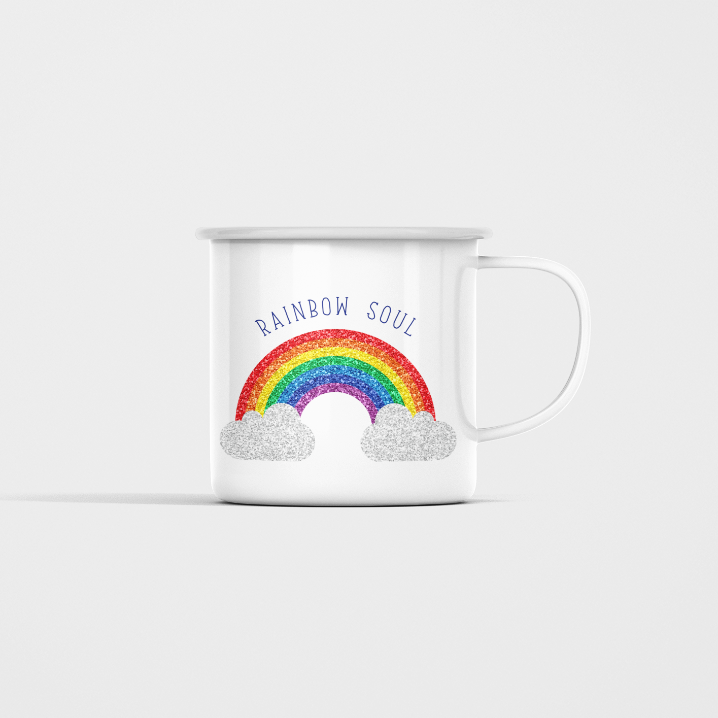 Rainbow soul - fém bögre