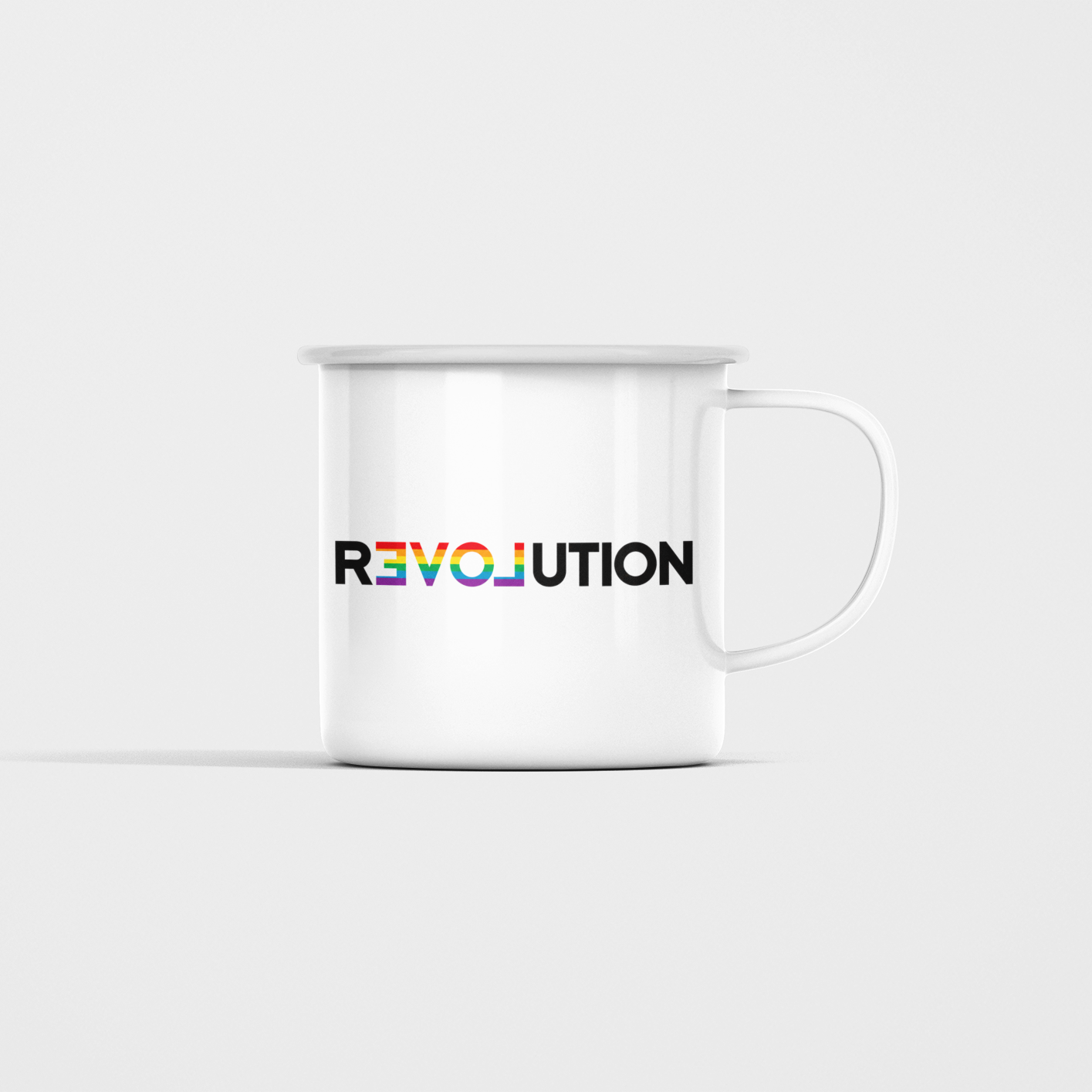 Revolution - fém bögre