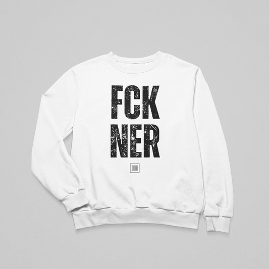 Koptatott FCK NER - környakas unisex pulóver