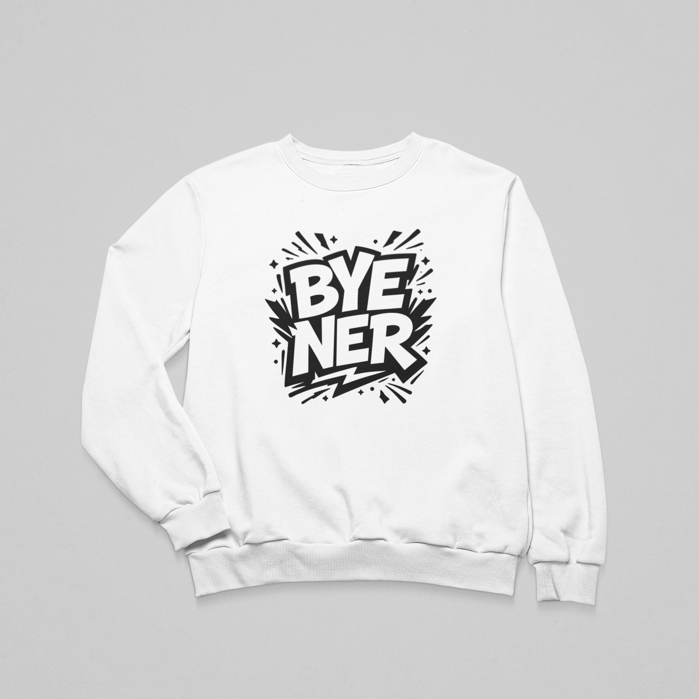 BYE NER - környakas unisex pulóver