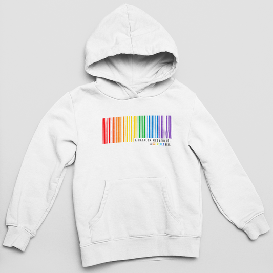 A hatalom megvehető. A szeret nem. - unisex kapucnis pulóver