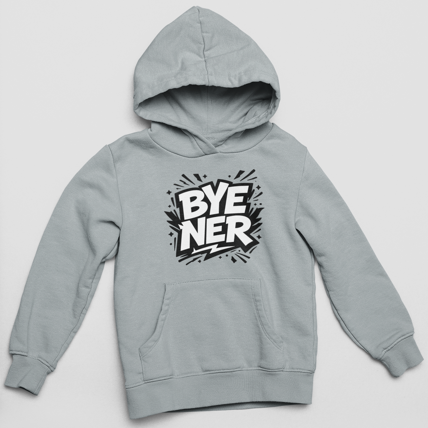 BYE NER - unisex kapucnis pulóver