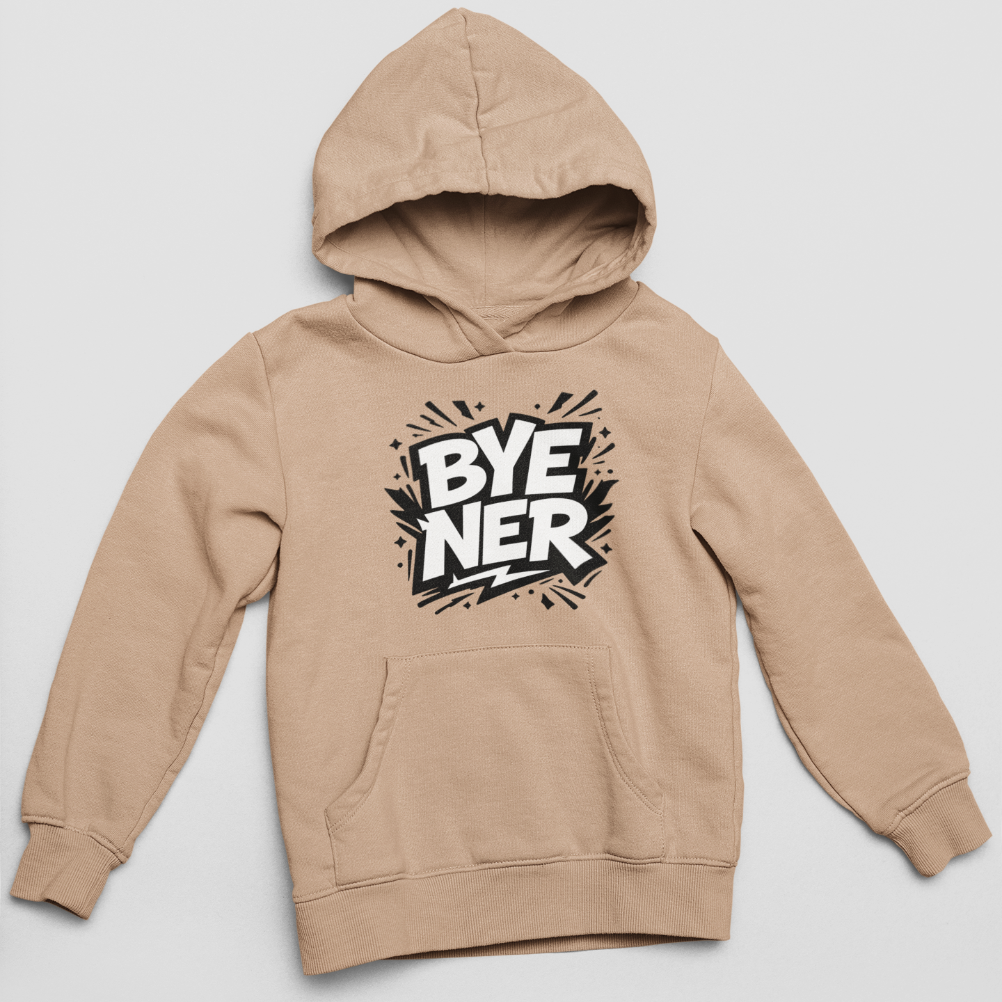 BYE NER - unisex kapucnis pulóver