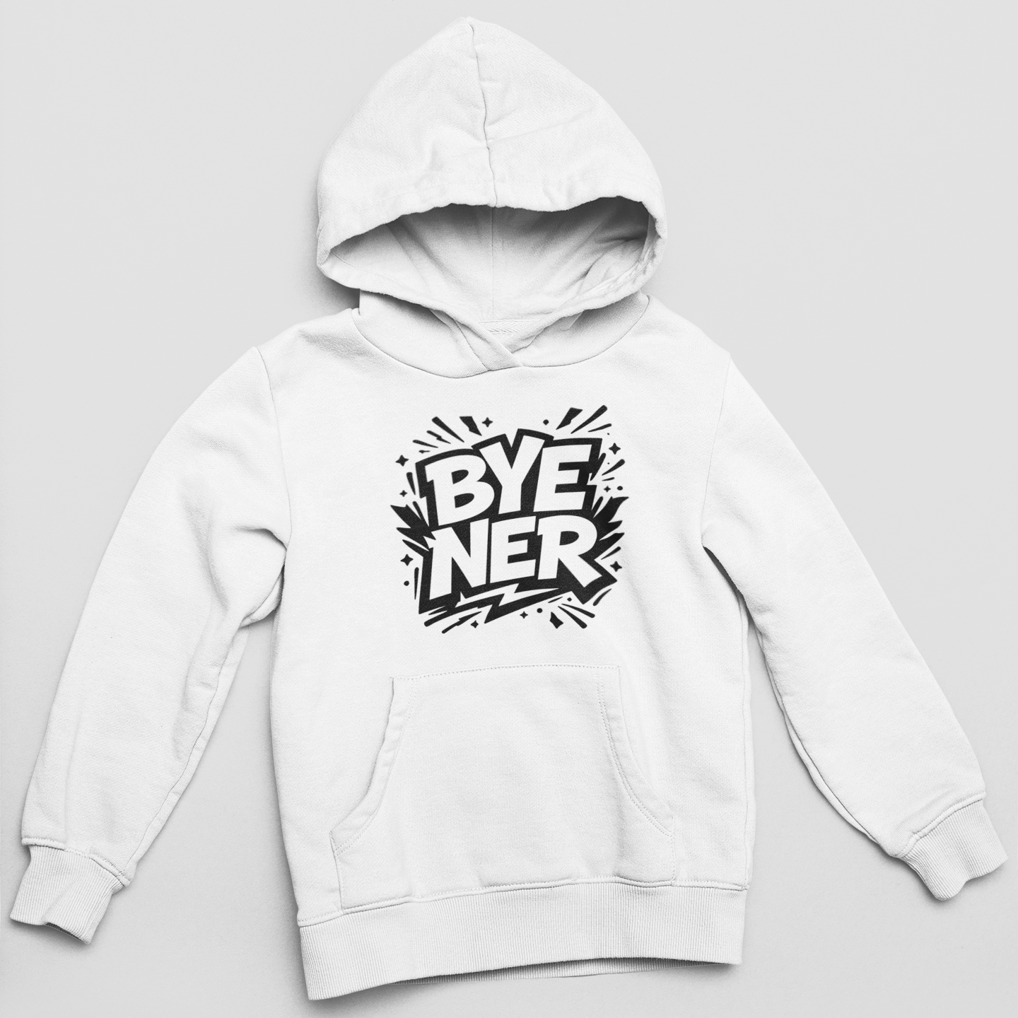 BYE NER - unisex kapucnis pulóver
