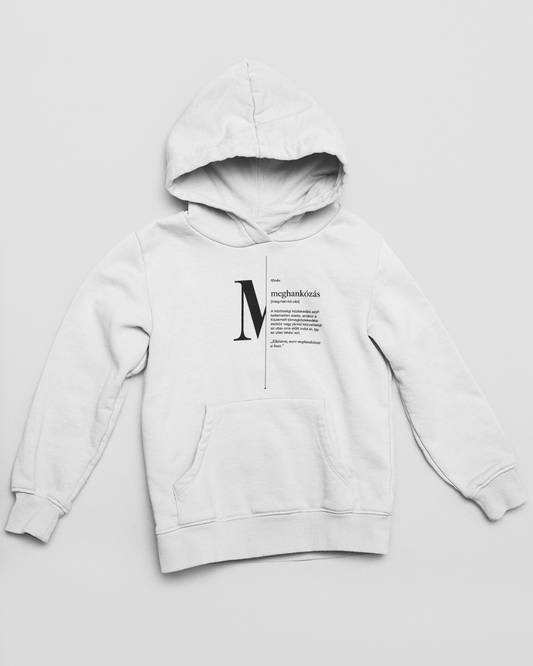 Meghankózás - unisex kapucnis pulóver