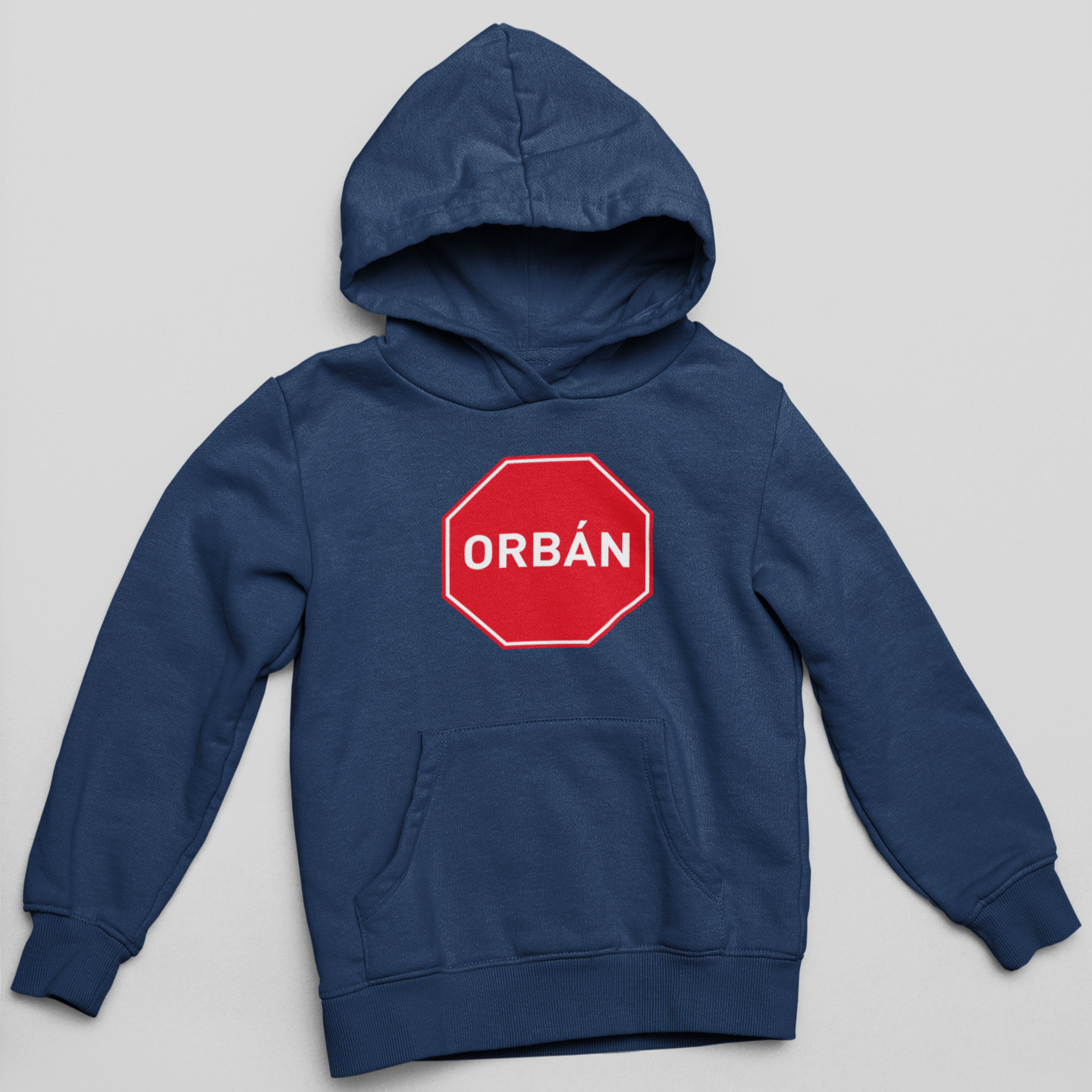 Stop Orbán - kapucnis pulóver