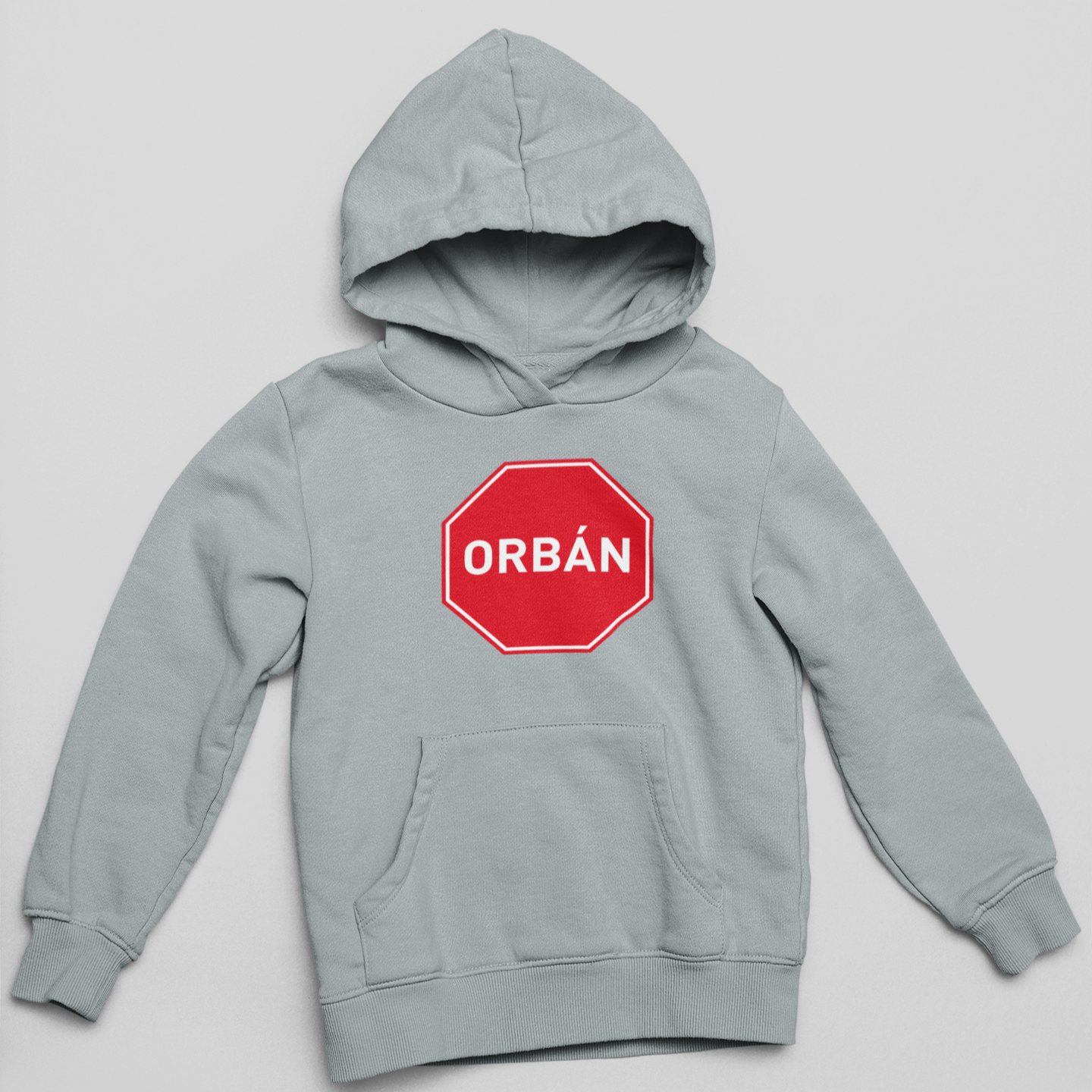 Stop Orbán - kapucnis pulóver