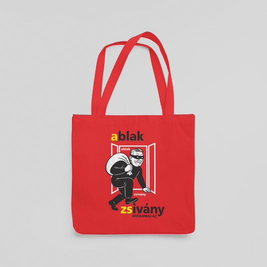 Ablak zsivány (Gézamalac) - vászontáska