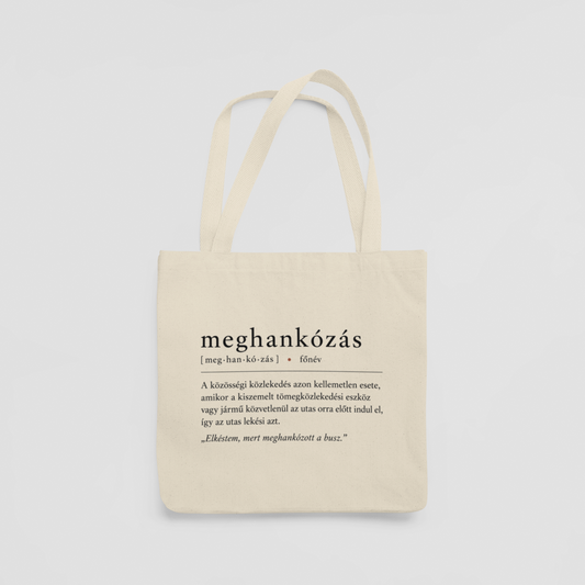 Meghankózás - vászontáska